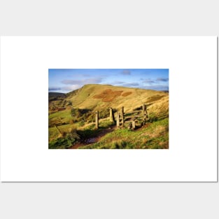 Footpath to Mam Tor Posters and Art